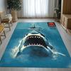 Horror Movie Jaws Shark Living Room Non-Slip Area Rug Soft Carpet for Bedroom Kids Playroom Sofa,Home Decor Doormat Gift