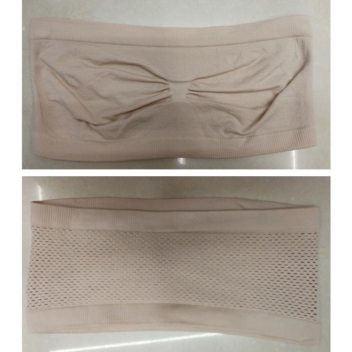 Women's Tube Top Strapless Bandeau Bra Underwear Women Bralette Seamless Strapless Tops Hollow Wrapped Chest Bras