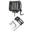 Top Sale Off-road Driving Fog Light 4inch 3 Rows 36w Yellow White 3000LM Spot Beam Super Power Led Work Light bar for Car