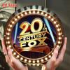 Metal Wall Art 20th Century Fox Hollywood Film Sign Durable Indoor Plaque