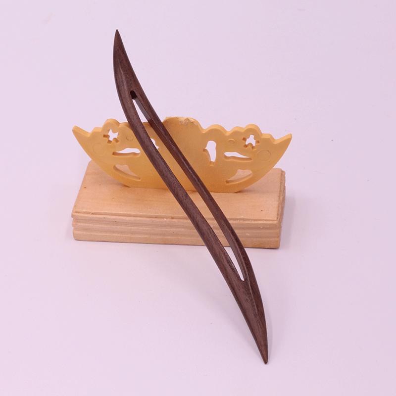 Hair Clasp Ladies Gift Wooden Vintage Ebony Accessories Guajacwood Hairpin