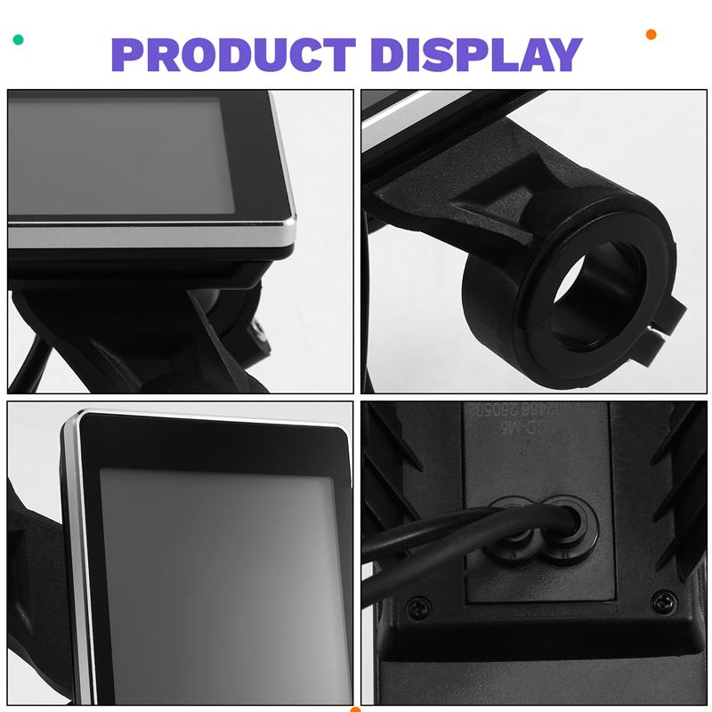 AUTO LCD Speed Meter Waterproof Screen Display Version For FATBIKE Accessories For OUXI V8 M5 Scooter Parts