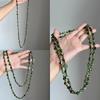 Shell Beaded Long Necklace Bohemian Double Layers Necklace Fashion Antique Necklace Women Girls