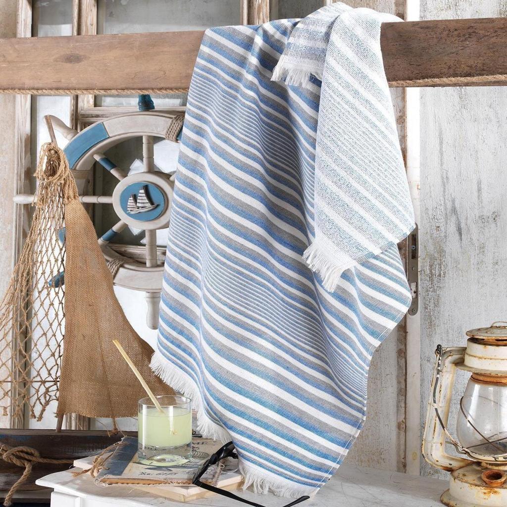 Турецкое быстросохнущее пляжное полотенце, портативное полотенце для ванной комнаты, впитывающее пот, не выцветающее цветное банное полотенце из чистого хлопка, 75x160 см