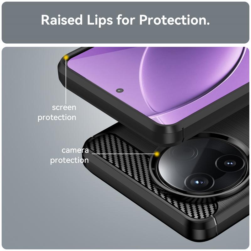 Ударопрочный чехол из углеродного волокна для Xiaomi Poco F7 Ultra Pro Мягкая резиновая защитная крышка из ТПУ для PocoF7 Pro Pocco Poko Little F7Ultra