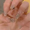 Synaty® Серия Модных Леди 24 шт. Набор Накладных Ногтей-Удлинителей, Многоразовый С Клейкими Стикерами, Пилочкой Для Ногтей, Палочкой Для Ногтей, Для Вечеринки, Свадьбы, Больших Мероприятий (спа