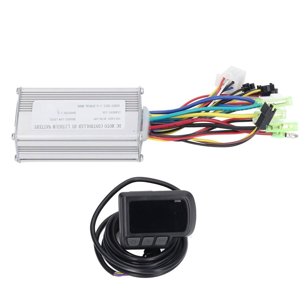 15A 36V 48V Brushless Motor Controller Kit with EN06 LCD Display USB Interface Electric Bike