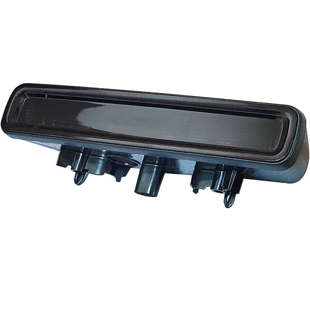 For 2018-2022 Jeep Wrangler JL Smoke Black Lens Red LED Strip Third Brake Light