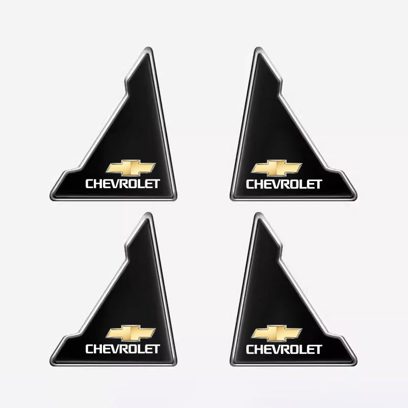 4Pcs Car Door Silicone Buffer Stickers Anticollision Anti Scratch For Chevrolet Spark Captiva Cruze Malibu Equinox Trax Camaro