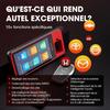 Autel MaxiIM KM100E Outil Programmation Clé Antidémarrage Clé Voiture Puce Lecture/Écriture/Clone Simulation Transpondeur