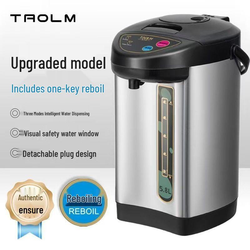 Умный электрический чайник из нержавеющей стали с контролем температуры | Большая емкость, полностью автоматический термос