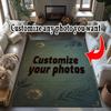 Customize Photo Customizable Photos Carpet Suitable for Outdoor Living Rooms Entryway Game Room Anti-slip Rug Decorate Offices