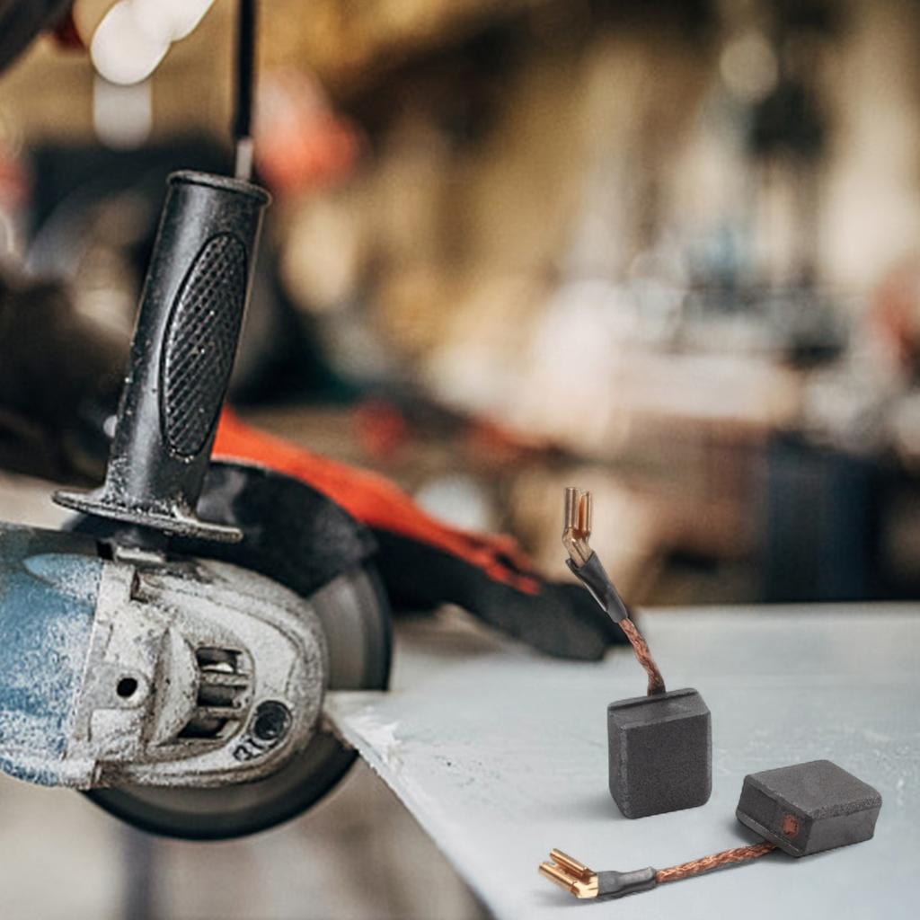 Ремонтные угольные щетки для двигателя, совместимые с DWE4206 и DWE8300, комплект из 2 штук