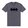 Batman Футболка с монохромным логотипом унисекс для взрослых