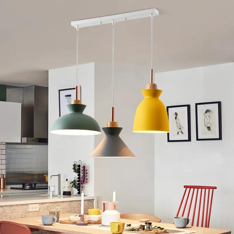 Люстра для ресторана Nordic Simple Modern Обеденный стол Лампа Светильник Luxury Dining Room Bar Lamp Creative Lamps Обеденная люстра