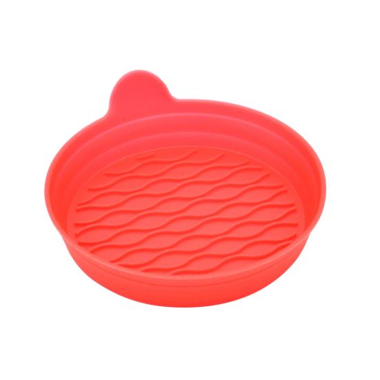 Car Cup Coaster Silicone Non-Slip Water Cup Mat with Finger Groove Design Washable Car
