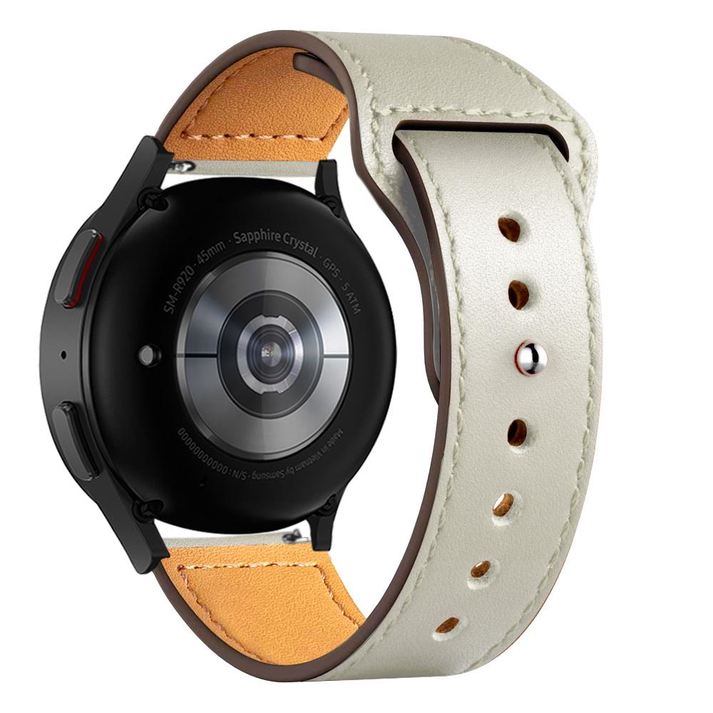 20mm 22mm Band For Samsung Galaxy watch 4/7/5 Pro/6/classic/Gear s3 40mm 44mm Leather bracelet correa Huawei GT/2e/3/4/5 straps