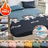 2026 New Waterproof Cartoon Bed Linen Mattress Cover Fitted Sheet Bedspread On The Bed with Elastic Strap Bed Waterproof Protector Cover