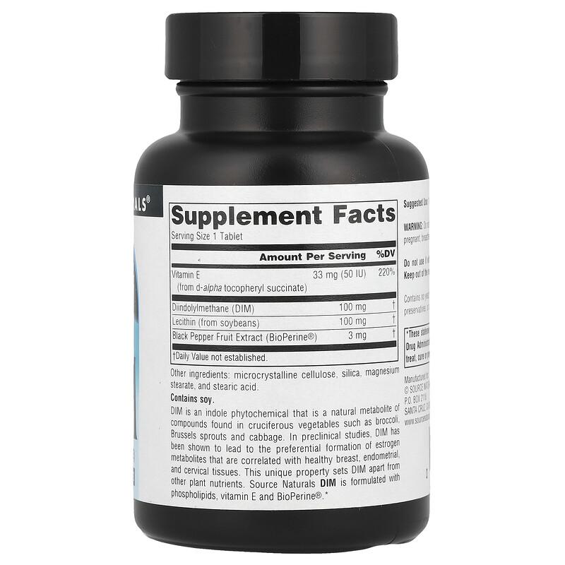 DIM, 100 mg, 60 Tablets
