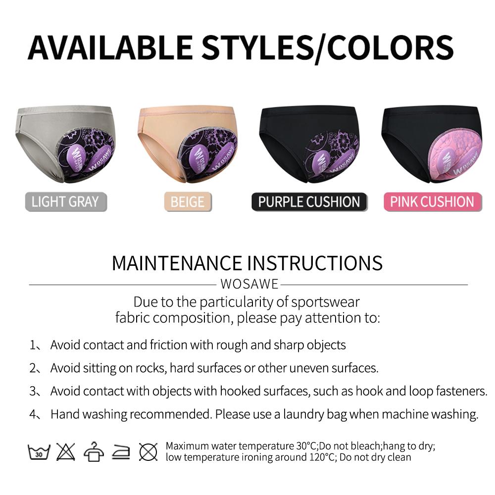 Женские велосипедные шорты WOSAWE, женское нижнее белье с мягкой подкладкой, трусы для верховой езды, велосипедные трусы