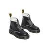 Dr. Martens 1460 Кожаные глянцевые ботинки на шнуровке Унисекс ботинки Черные 27336009