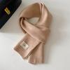New Autumn Winter Women Men Korean Scarf Knitted Wool Warm Thickened Neck Scarf Neckerchief Thick Windproof Cold Proof Wrap