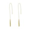 S925 Sterling Silver High-Grade Light Luxury Hanging Earrings Women's Temperamental Tassels Ear Chain Niche Design Earrings Earrings