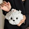 Керамическая кружка с ручкой и крышкой в виде милого 3D щенка в облаке, фарфоровая кофейная кружка в форме мультяшной собаки, 530 мл
