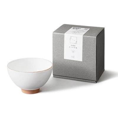 Чаша для чая из красной глины &NE Mino Ware, Haretoke, белая, диаметр 11 см x высота 7 см, сделано в Японии, можно мыть в посудомоечной машине, матовая, стильная NAW-193-WH