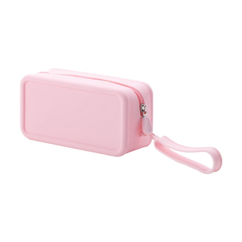 Silicone Travel Pouch Large Capacity Earphone Bag New Cosmetic Bag  Women Girls