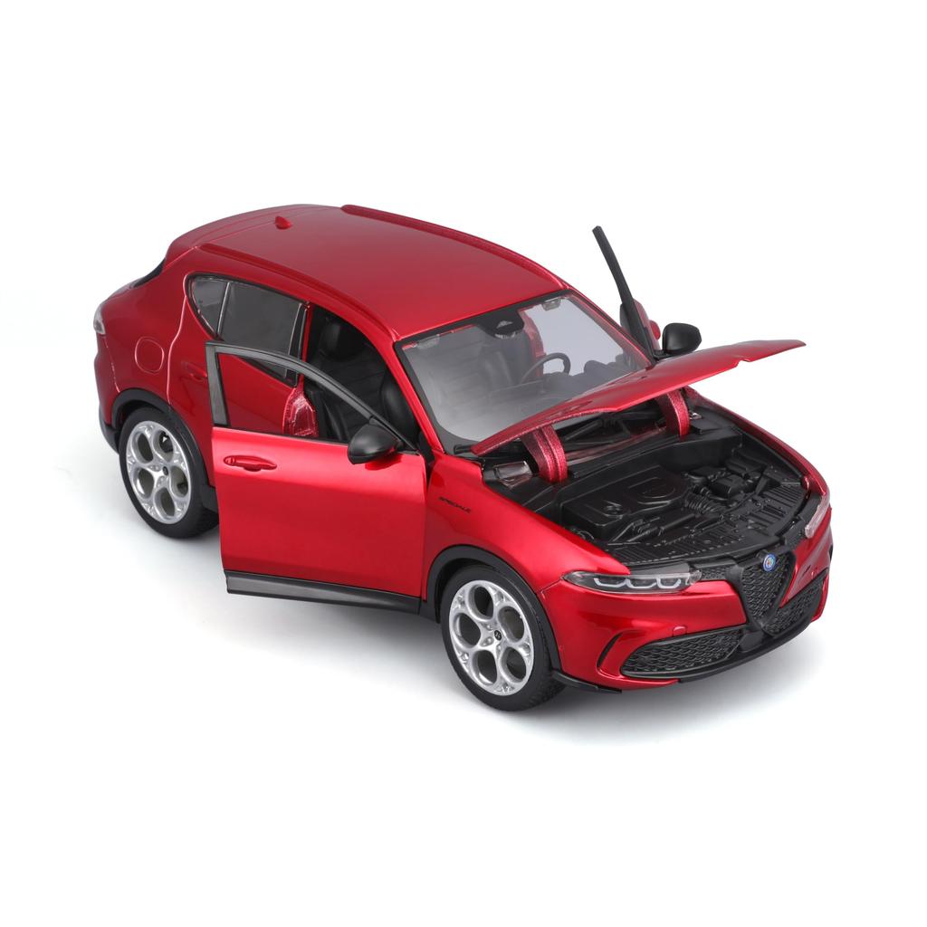 Bburago Alfa Romeo Tonale Red Mini Car Diecast Car Complete Product Alfa Romeo Tonale RD 1/24 124 18-21109