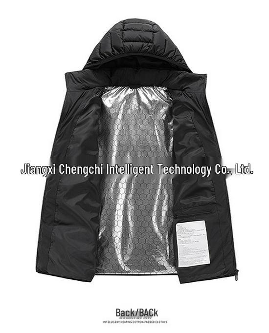 Хлопковая куртка с USB-подогревом и регулируемой температурой