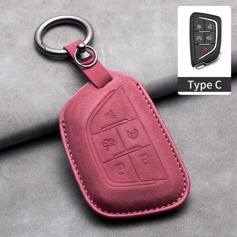 Новый чехол-накладка из овчины для автомобильного ключа-пульта для Cadillac ATS-L XTS XT5 CTS CT6 ATS 28T SRX Escalade 2015 Аксессуары для стайлинга
