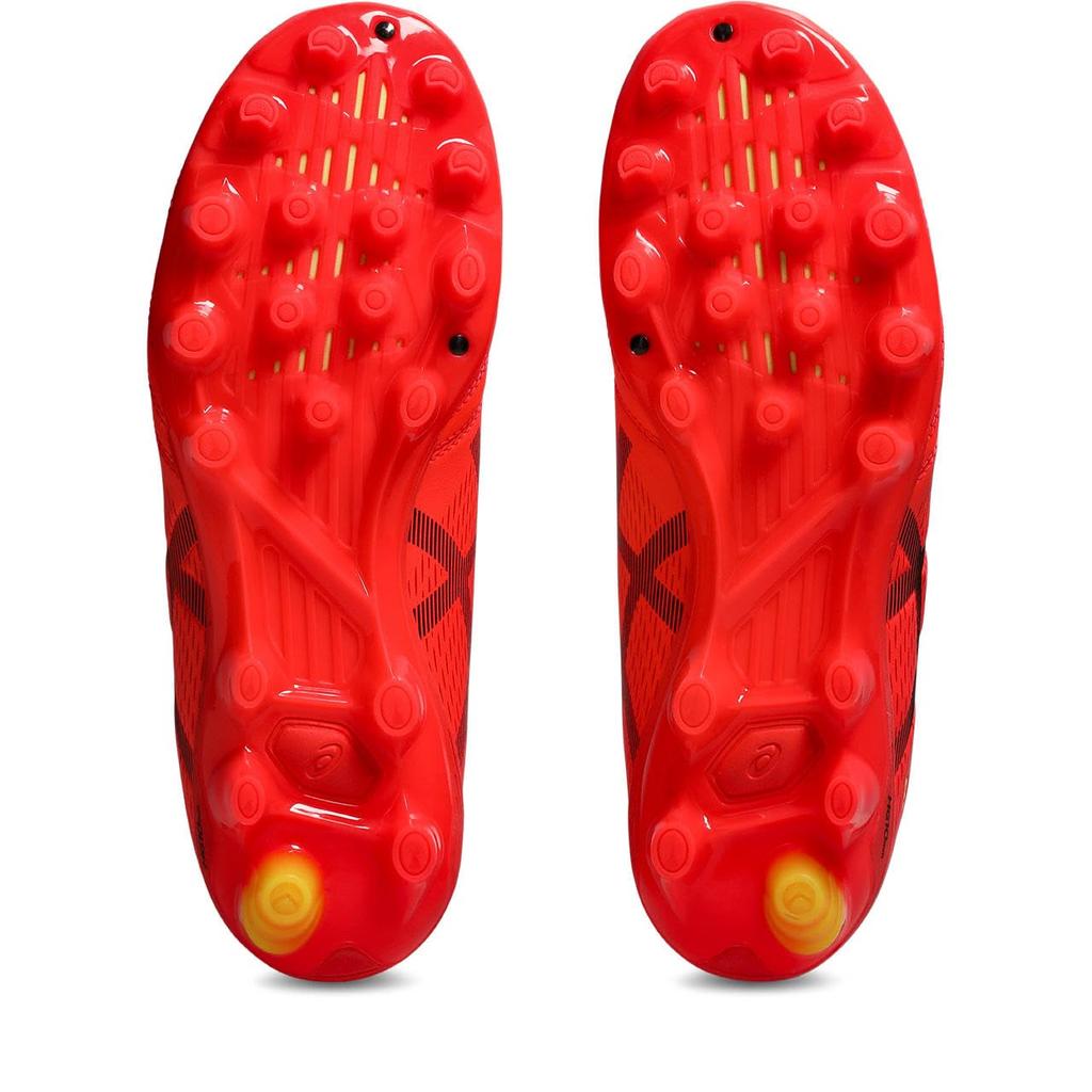 Asics DS LIGHT JR GS 1104A054 Soccer Size 600 Size 2E Shoes, Unisex, (Flash Red/Black), 24.0 Cm,