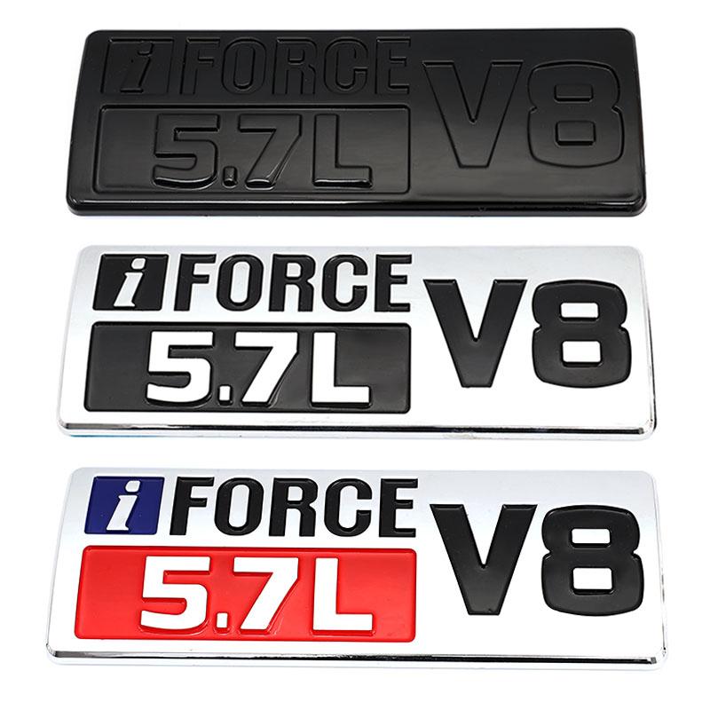 IFORCE 5.7l V8 логотип наклейки на автомобиль авто значок эмблема наклейки для T-undra Prado Corolla Highlander Venza Hiace Previa Sequoia