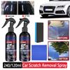 420/120 мл нано-спрей для удаления царапин на автомобиле, гидрофобное покрытие, водостойкий автомобильный воск, жидкий, долговременная полировка и уход