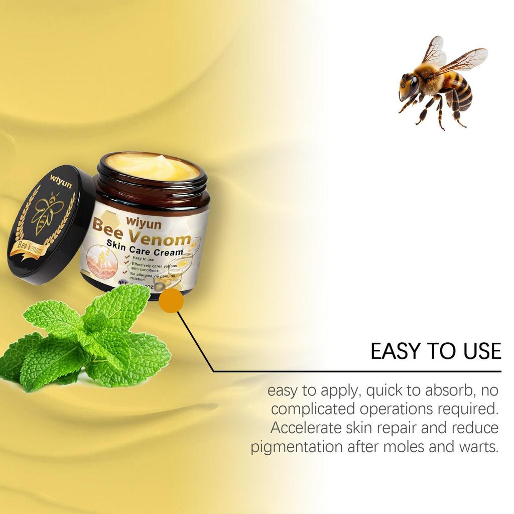 Пчелиный Яд Кожа Нежное Очищение Кожи Крем для Ухода за Кожей Уменьшение Зуда Укрепление Барьера Увлажняющий Колено Тело Массажный Крем