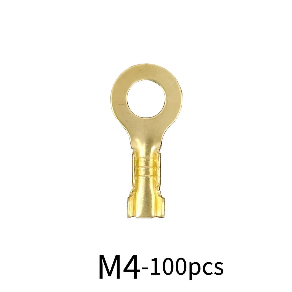 M3/M4/M5/M6/M8/M10 кольцевой наконечник провода быстроразъемный наконечник латунный обжимной наконечник набор ассорти