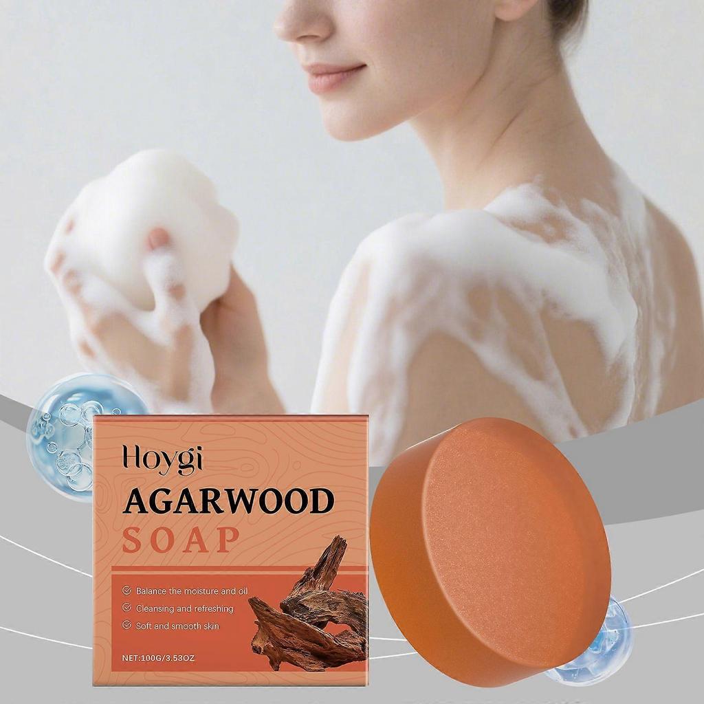 The Agarwood Refreshing And Clean Bath Soap Gently Cleanses The Skin, Providing A Refreshing, Comfortable, Soft And Moisturizing Sensation With Dense