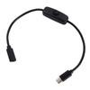 USB-C Male to Female for Raspberry Pi 4 Power Line Power Cord Type C Cable Type C Power Supply