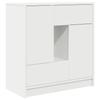 VidaXL Buffet avec tiroirs et portes blanc 70,5x34x74,5 cm, meuble de rangement, armoire de buffet, meuble d'entrée, meuble 861841