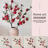Simulation Artificial Pomegranate Long Branch Artificial Plants  Garden Decoration