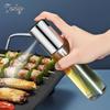 Стеклянный распылитель для масла и уксуса из нержавеющей стали 304 - Кухонная бутылка-дозатор с нажимным механизмом