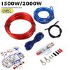 1500 Вт Автомобильные Аудио Колонки Комплект Проводки 18 AWG RCA Сабвуфер Усилитель Мощности AMP Проводка Держатель Предохранителя Провод Кабель Модификация Автомобиля