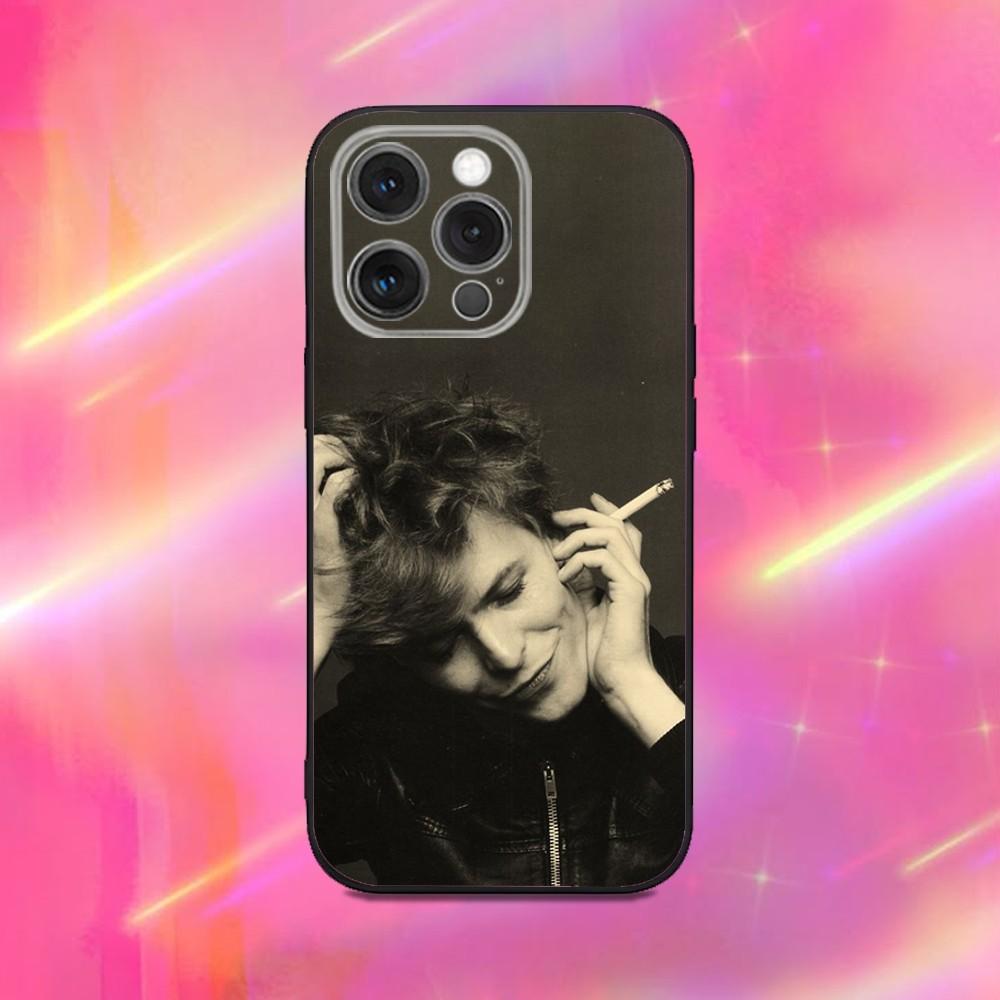 D-David-Singer B-Bowies Phone Case For iPhone 16,15,14,13,12,11,Pro,Max,Plus,X,XS,XR,SE,8,7,Mini,Soft Silicone Black Case