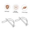 COSMEVIVI 2pcs Quick Release Bayonet Shaft Lock Pin Trailer Coupler Pin Wire Lock Pin