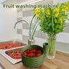 Турбо миска для мытья фруктов, 3D-печатная миска для мытья овощей с дуршлагом, корзина для мытья фруктов, таз для ягод