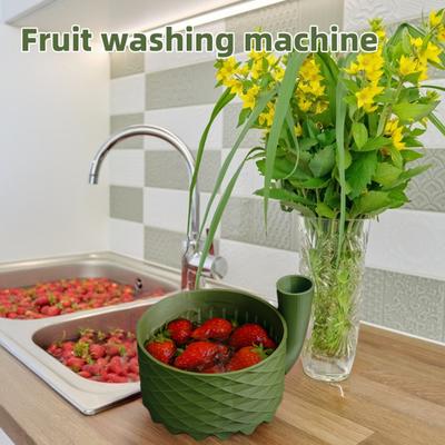 Турбо миска для мытья фруктов, 3D-печатная миска для мытья овощей с дуршлагом, корзина для мытья фруктов, таз для ягод