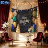 Party Backdrop Happy Birthday Birthday Balloon Photo Booth Background Front Door Decor