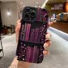 Винтажный фиолетовый книжный шкаф расписанный чехол для телефона для iPhone 16 15 14 13 12 11 Pro Max Mini XS X XR 7 8 16 Plus силиконовый мягкий чехол